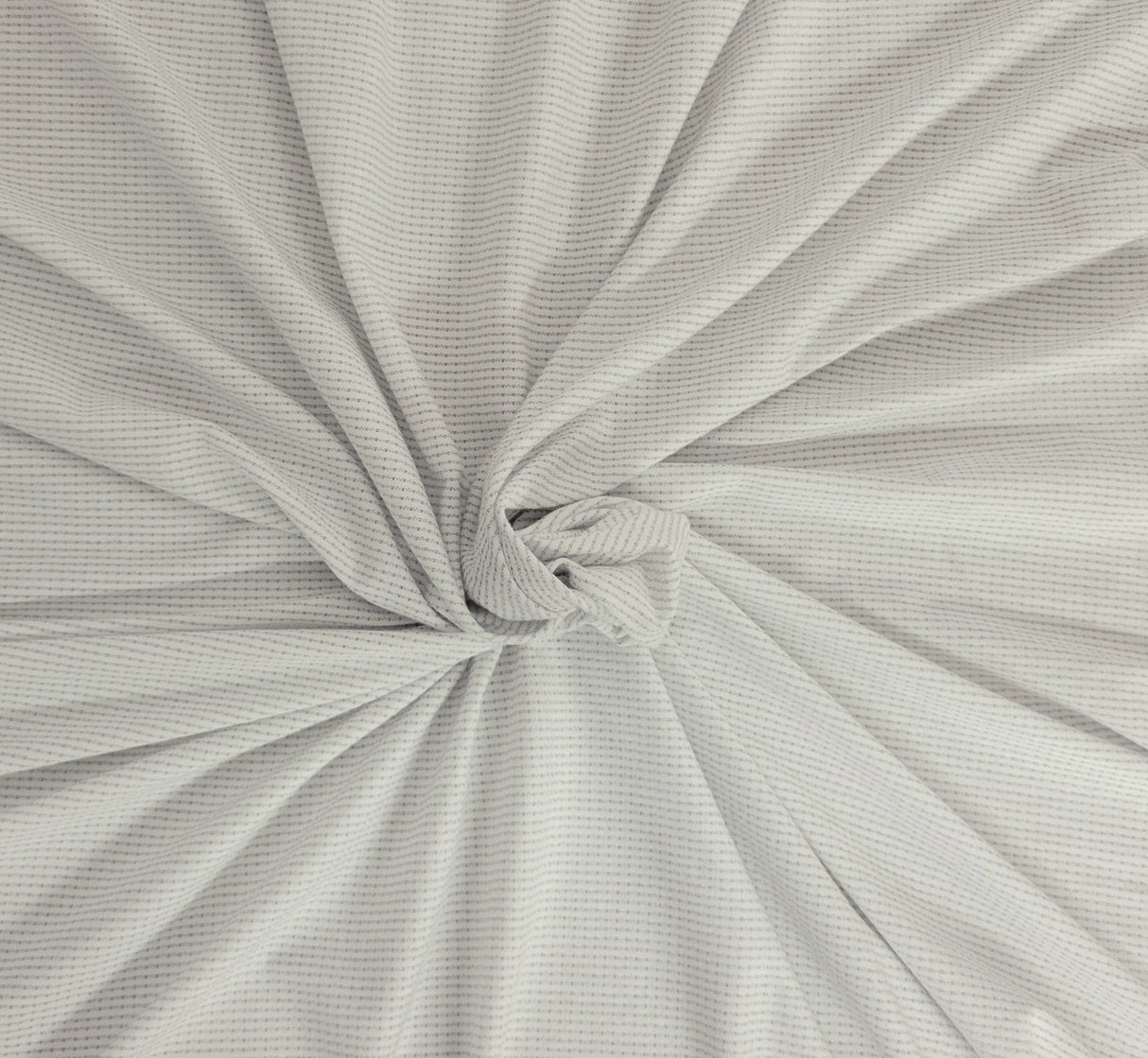 Micro Modal Spandex Mesh Jersey Knit White