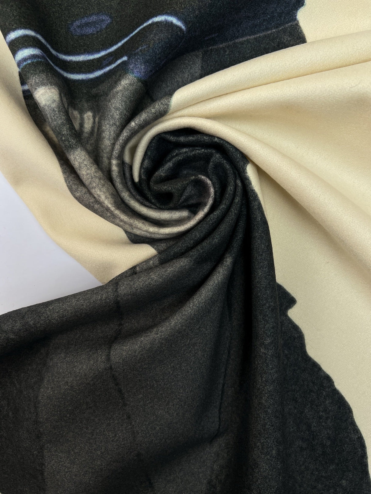 Printed Wool Wool Fabric