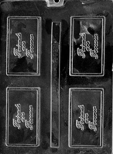 Friends Are Forever Card Chocolate Mold - LPBC027