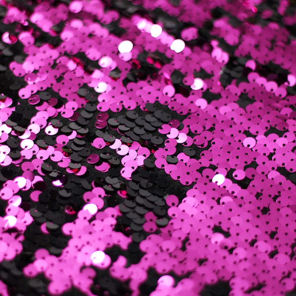 Bojangles Sequins Poly Spandex Fabric - Multiple Colors, Reversible Round Sequins, 50-52" Width (1 Yard)