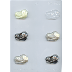 T-Rex Dinosaur Fossil Head Chocolate Mold (90-968)