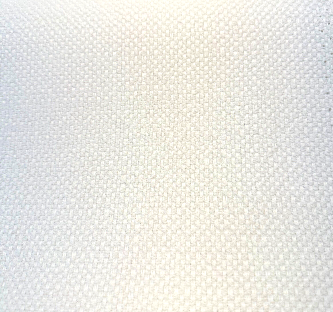 Sunbelievable Chenille Upholstery Fabric - Pearl White, Solid, 59" Width (By The Yard)