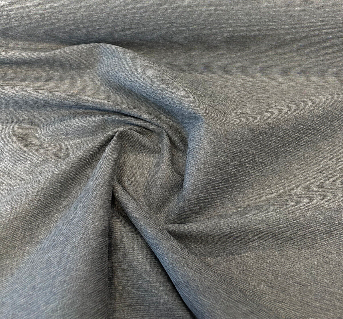 Sunbelievable Chenille Coastal Shield Gray Dolphin Acrylic Fabric - Gray Dolphin, Dobby Weave, 59" Width (1 Yard)