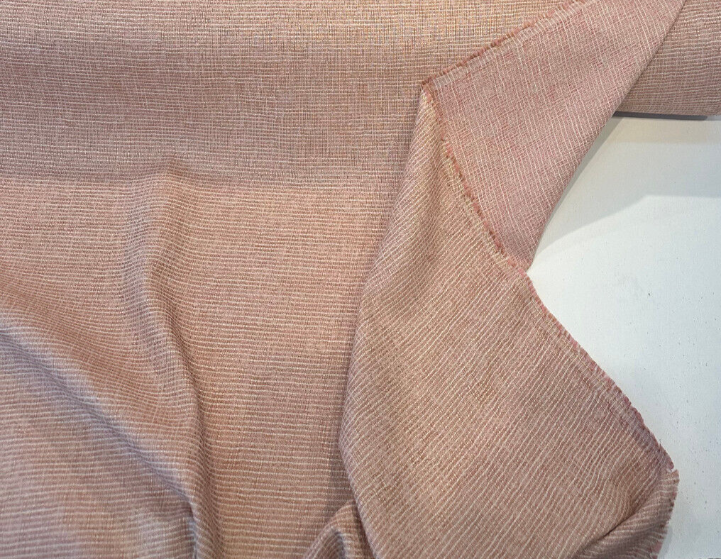 Sunbrella Cassava Coral Acrylic Fabric - Coral Pink With Ivory Hints, 54" Width (By The Yard)