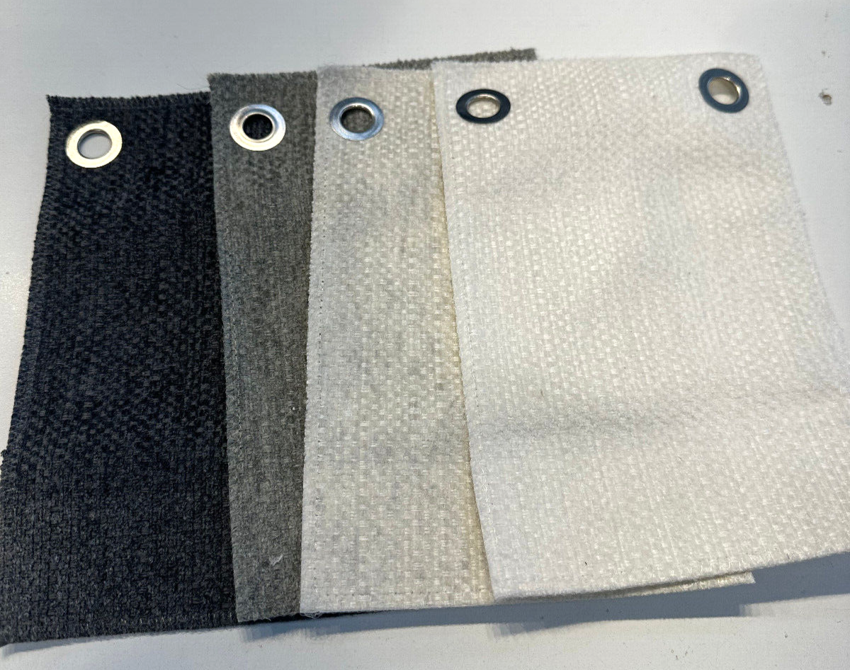 Surf Solution Dyed Acrylic Chenille Fabric - Natural Tones, 59" Width (4 Swatches)