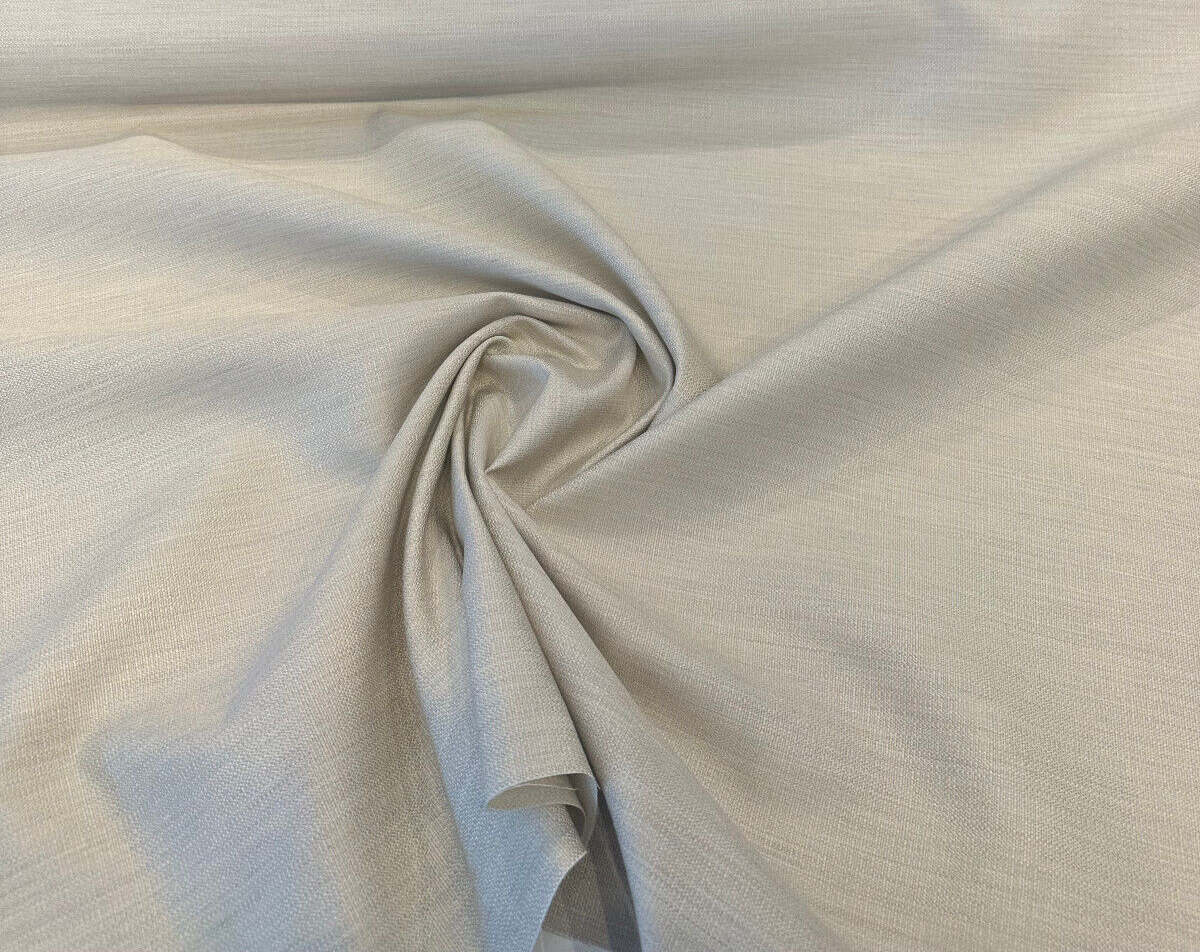 Sunbelievable Swimmer Linen Acrylic Polyester Fabric - Natural Solid, 59" Width (By The Yard)