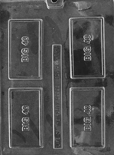 Big 40 Card Chocolate Mold - LPBC030