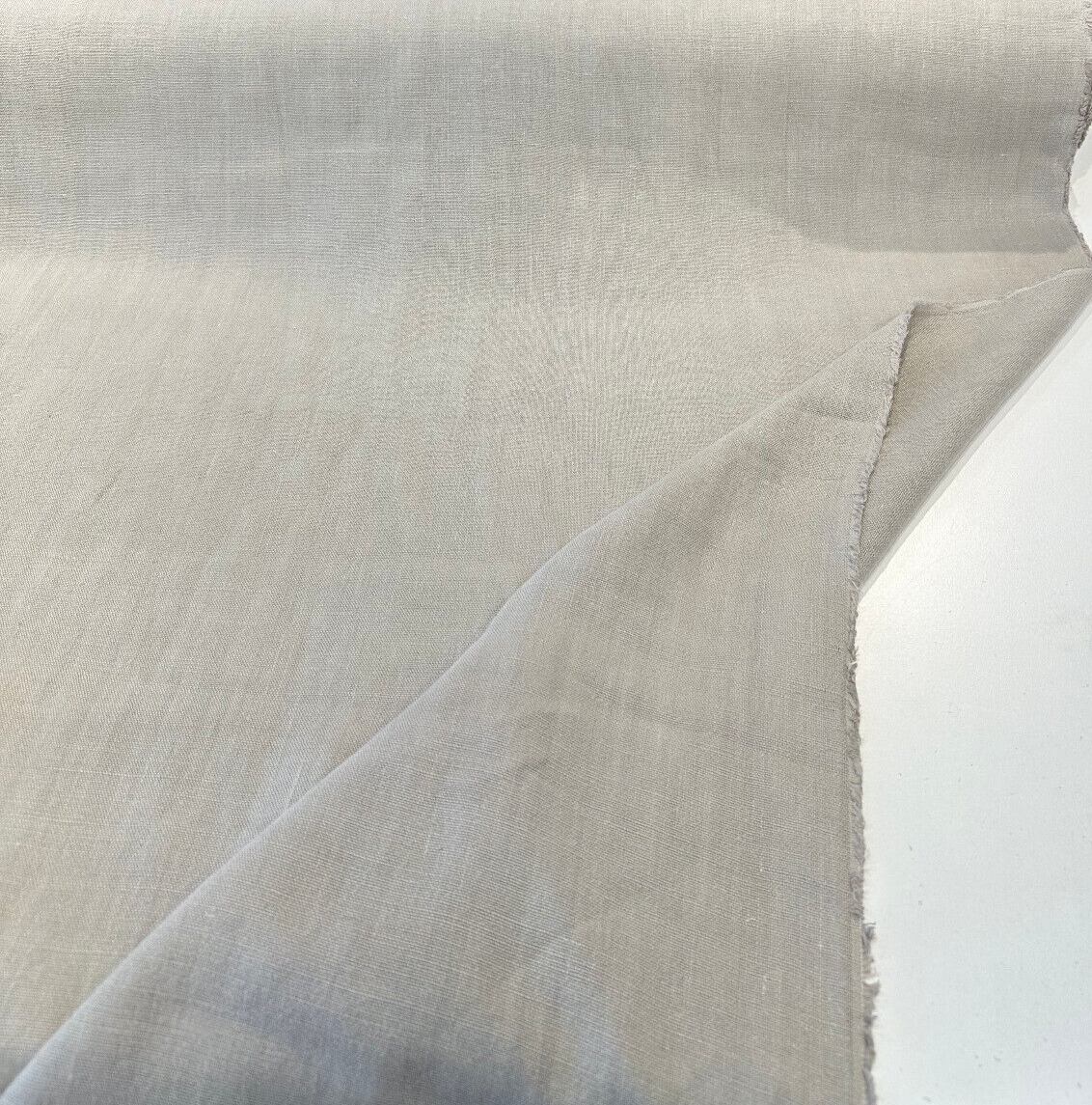 Don Giovanni Linen Fabric - Stone Pebble, 54" Width (1 Yard)