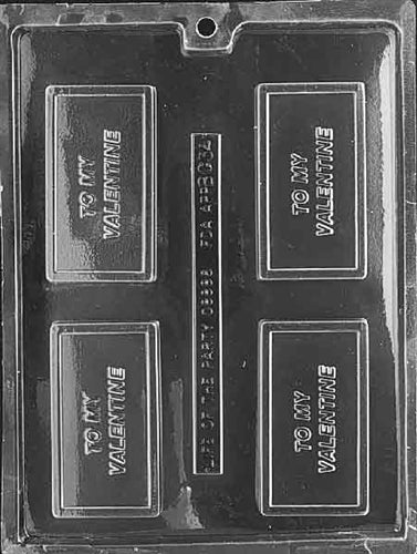 To My Valentine Card Chocolate Mold - LPBC034
