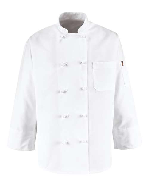 Chef Designs Ten Knot Button Chef Coat