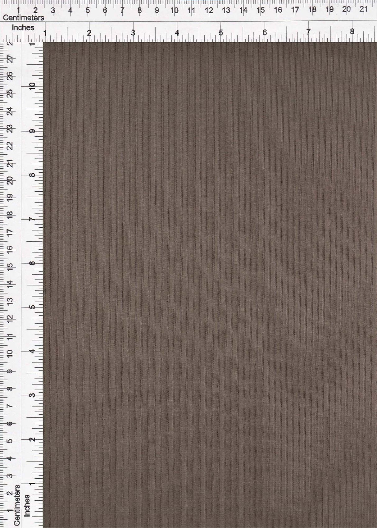Rib Solid Stretch Knit Fabric