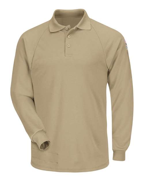 Bulwark Men's Classic Long Sleeve Flame-Resistant Polo