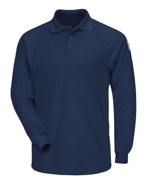 Bulwark Men's Classic Long Sleeve Flame-Resistant Polo