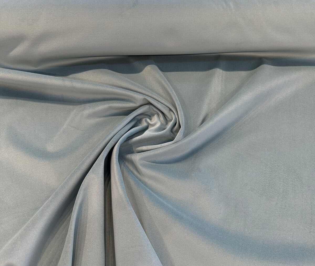 Posh Velvet Polyester Fabric - Mallard Green Blue, Fleece Backed, 56" Width (1 Yard)
