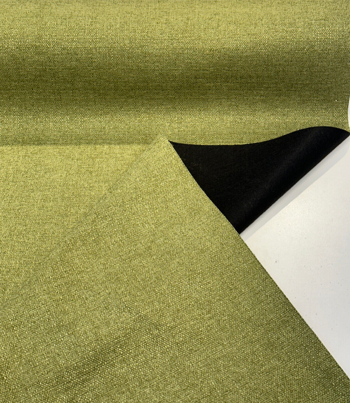 Penelope Chenille Fabric - Lime Green, Upholstery, 55" Width (1 Yard)