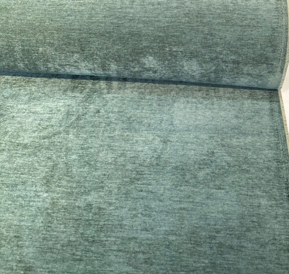 Ronen Ivy Green Chenille Fabric - Ivy Green, Soft Upholstery, 55" Width (1 Yard)