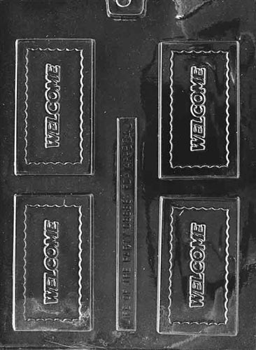 Welcome Card Chocolate Mold - LPBC040