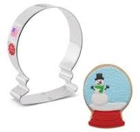 Cookie Cutter Snow Globe 4" - 8061A