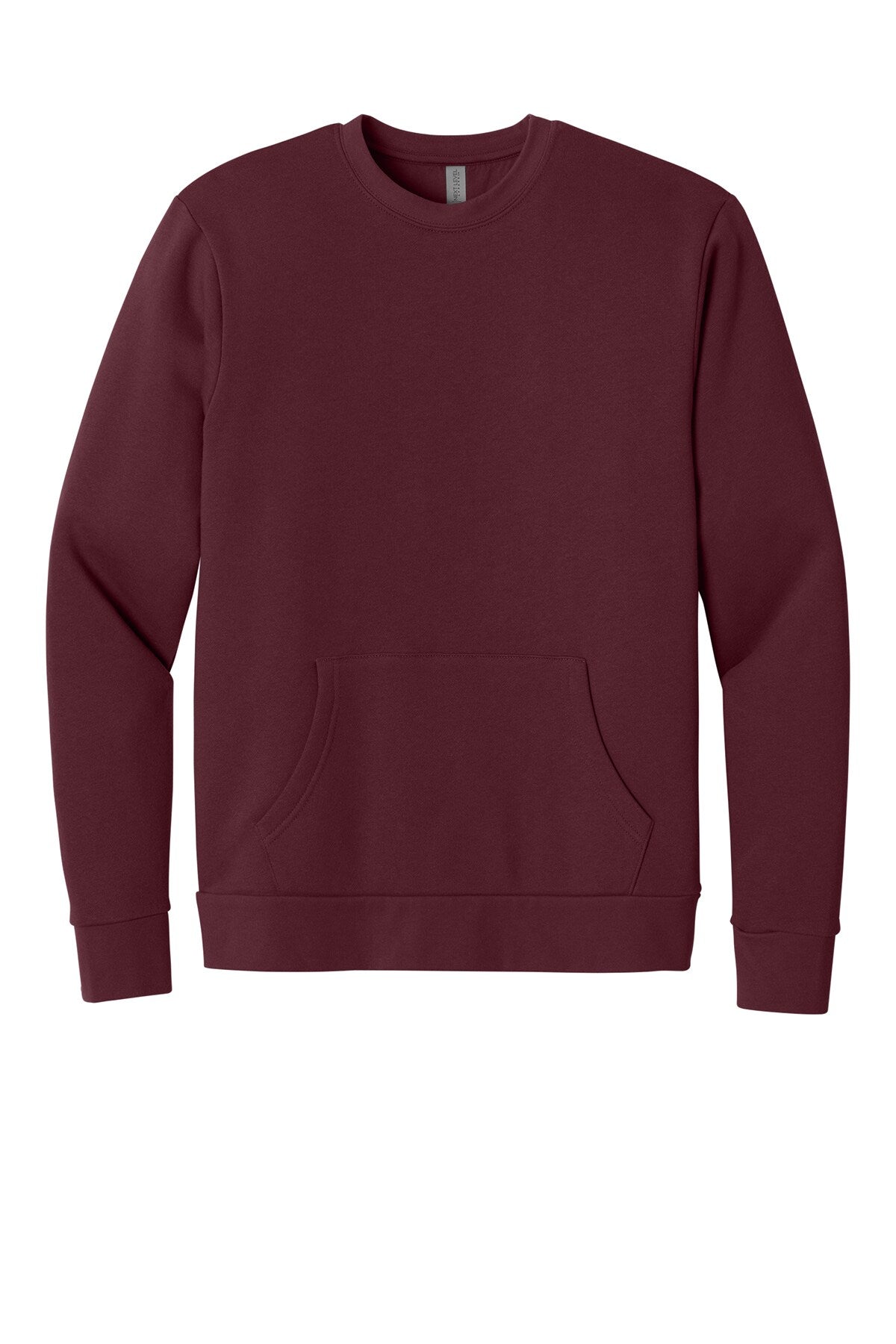 Next Level® Santa Barbara Pocket Crewneck Long Sleeve Sweatshirt
