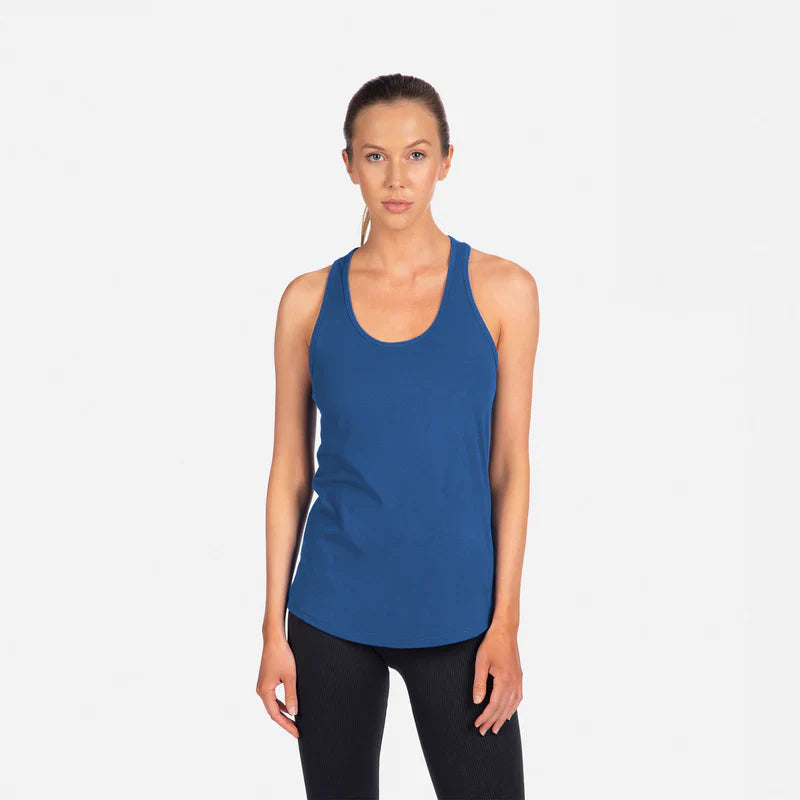 Next Level 1533 Women's Lightweight Cotton Poly Jersey Fabric - Royal Blue, Racerback, 30 Singles, 135 Grams/4.0Oz (1 Piece)