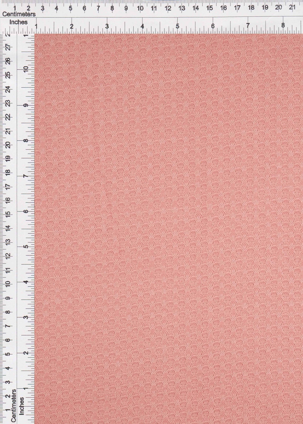 Waffle Stretch Knit Fabric Solid