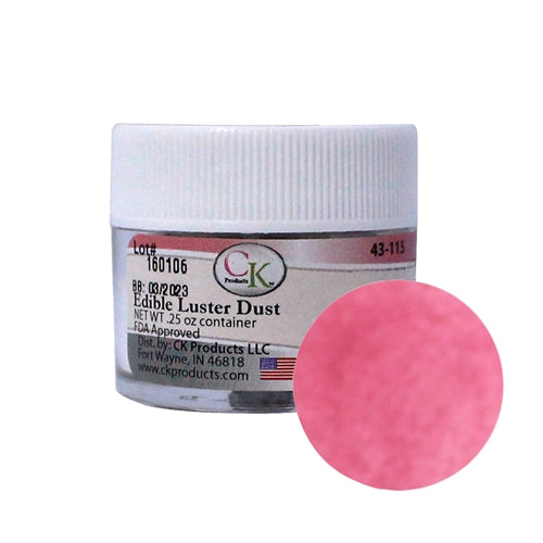 Pink Heather Edible Glitter Luster Dust - .25 Ounce