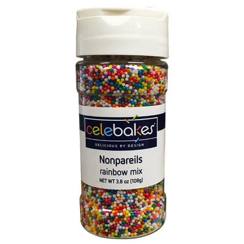 Rainbow Mix Nonpareils - 3.8 Ounces