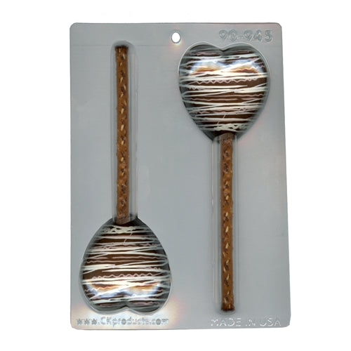 Heart Pretzel Chocolate Mold