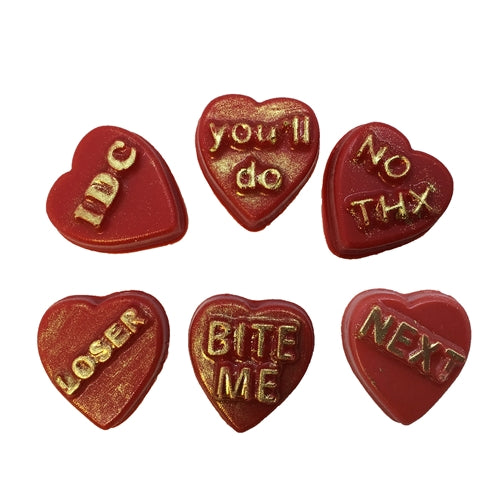 Snarky Hearts Chocolate Mold