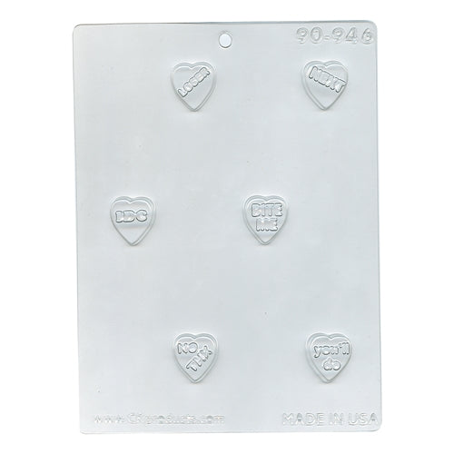 Snarky Hearts Chocolate Mold