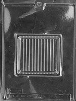 Gift Card Square Pour Box Bottom Chocolate Mold - LPG030