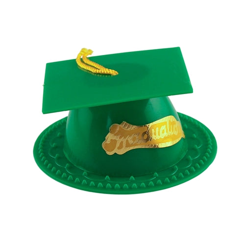 Green Graduation Cap Cake Topper