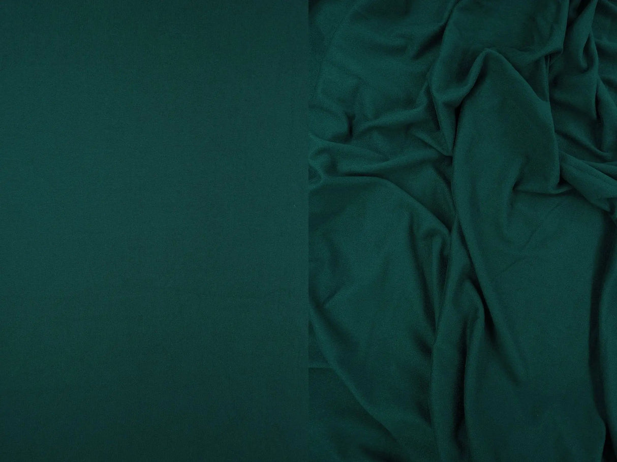 1 Yard DTY Brushed Solid Knit Fabric, 58/60'' Wide Polyester Spandex Blend