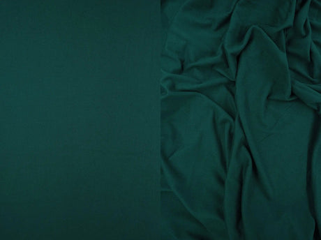 1 Yard DTY Brushed Solid Knit Fabric, 58/60'' Wide Polyester Spandex Blend