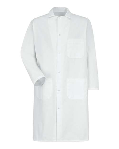 Red Kap Unisex Gripper Front Butcher Frock With Chest Pocket
