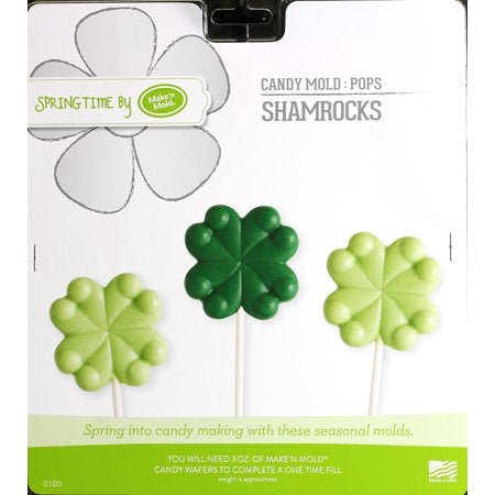 Shamrocks Pops Chocolate Mold