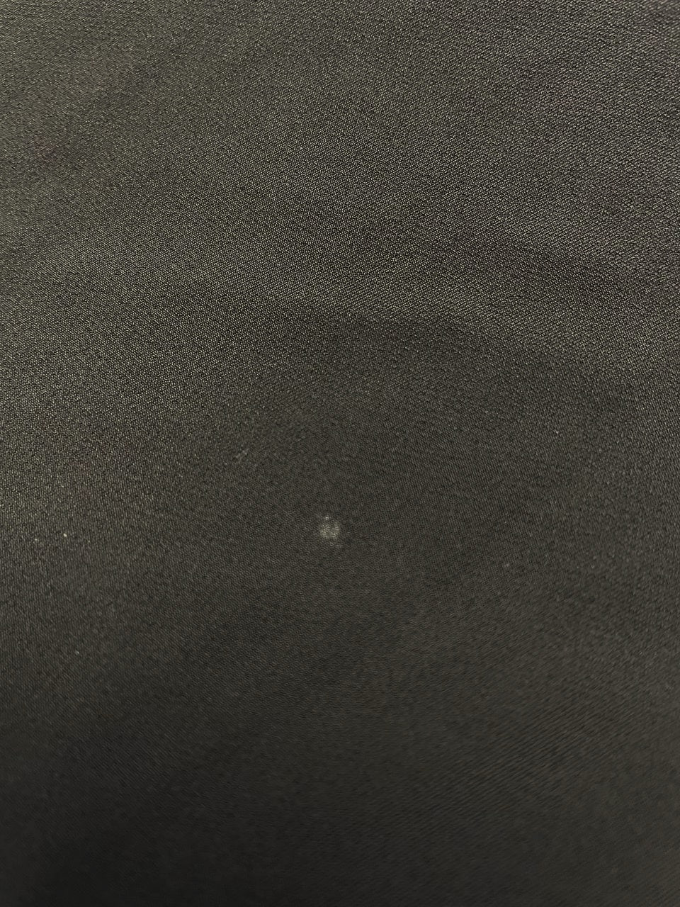 Black Polyamide Sateen Dress Fabric