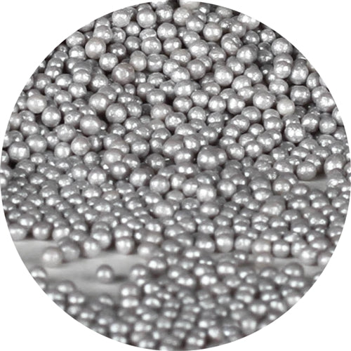 Shimmering Silver Nonpareils - 3.8 Ounce