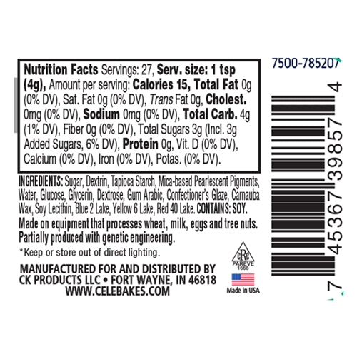 Shimmering Silver Nonpareils - 3.8 Ounce