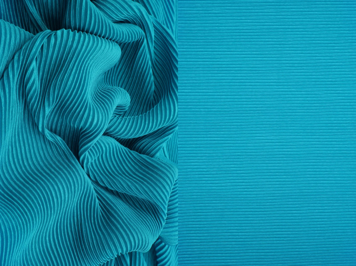 1 Yard Bodre Fabric / Interlock Pleated, 58/60'' Wide 100% Polyester