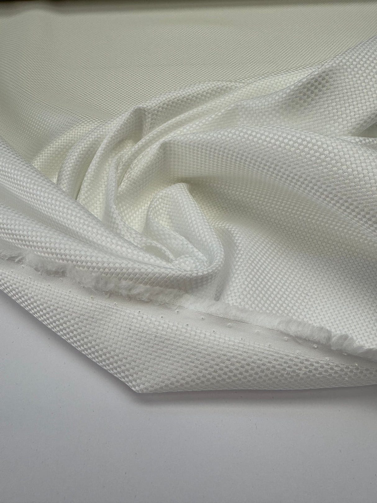 Cotton Viscose Fabric White Shades