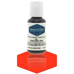 Electric Red Soft Gel Paste Food Color - AmeriColor 167