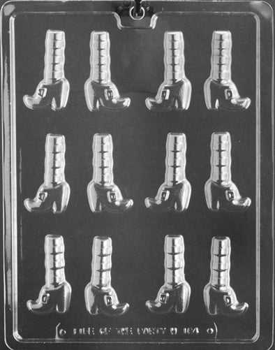 Witch Feet Cupcake Topper Chocolate Mold