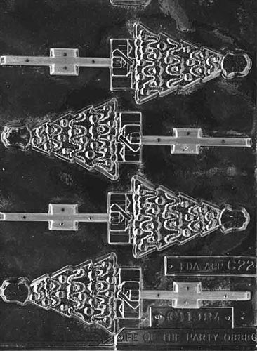 Tree with Angel Lolly Chocolate Mold