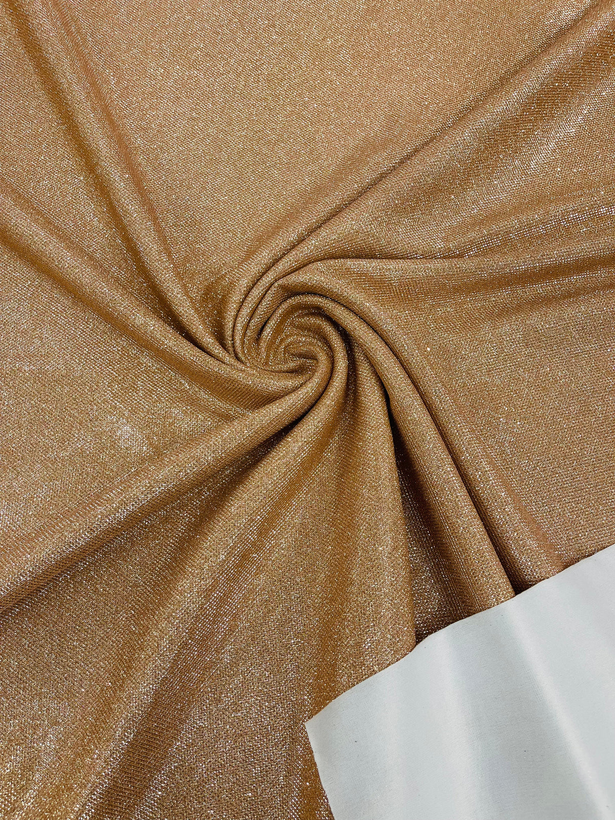 Stretch Shimmer Glitter Polyester Spandex Fabric - Shimmer Glitter, 58-60" Width (1 Yard)