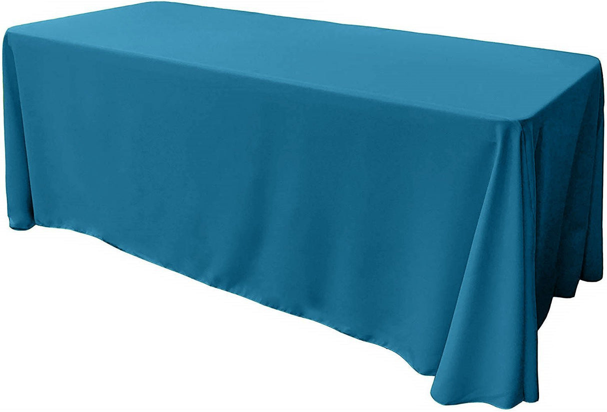 Rectangular Seamless Polyester Poplin Fabric - 86" X 120", Multiple Colors (1 Piece)