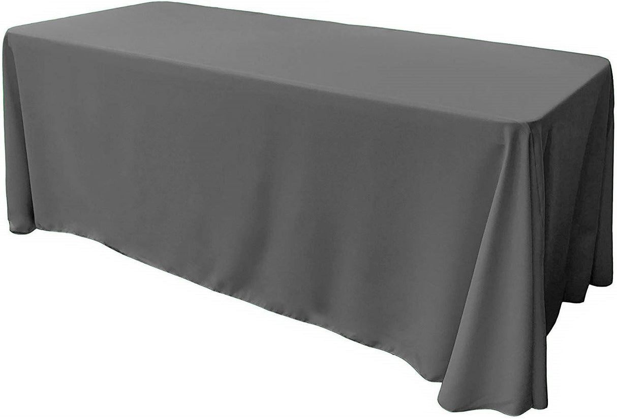 86" X 132" Rectangular Seamless Polyester Poplin Fabric - Rectangular Seamless, Party Wedding Tablecloth, 86" X 132" (1 Piece)