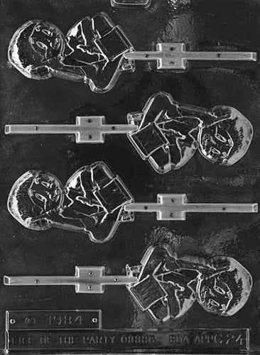 Drummer Boy Lollipop Chocolate Mold - LPC024