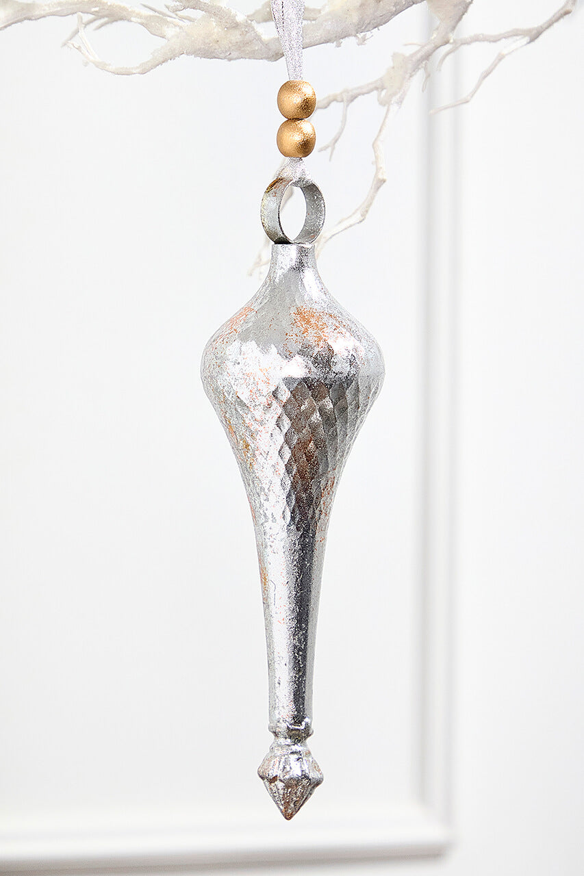 12" Metal Finial Ornaments