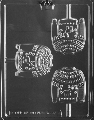 Ugly Sweater Lolly Chocolate Mold